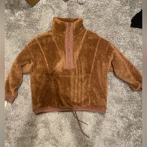 Joy Lab 3/4 zip teddy sweater